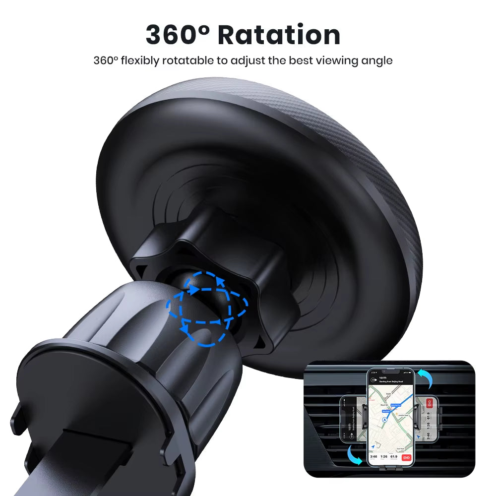 TOPK Magnetic Car Phone Holder Air Vent Car Phone Stand for Magsafe Iphone 15 14 13 Promax Xiaomi Samsung Strong Magnet Holder